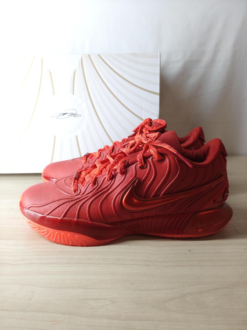 Nike LeBron XXI Shoes Mens Size 10.5 Bright Crimson Gym Red Basketball HF5951